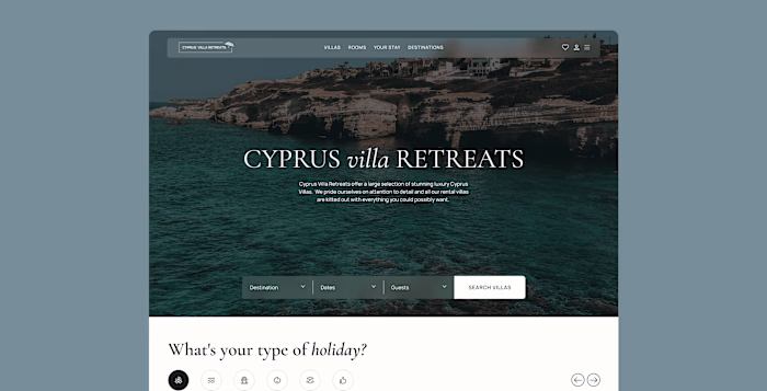 Cyprus Villa Retreats: Luxury Booking Platform