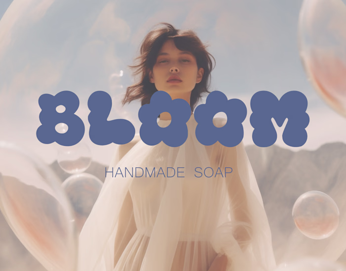 Logo and corporate style for the BLOOM online store