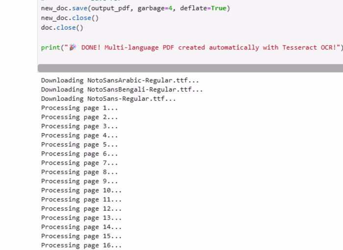 OCR PDF CONVERSION
