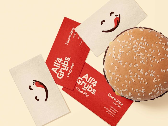 All4Grubs • Food Brand Design