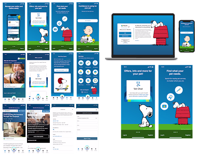 MetLife Pet App and Web