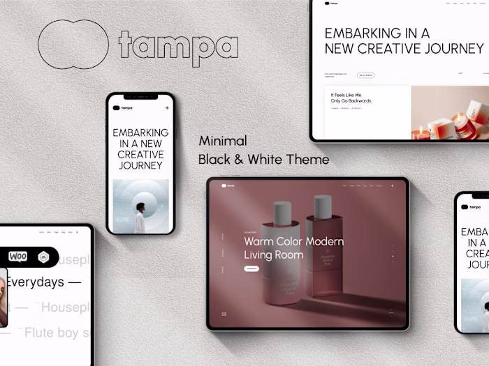 Tampa Portfolio Website Theme