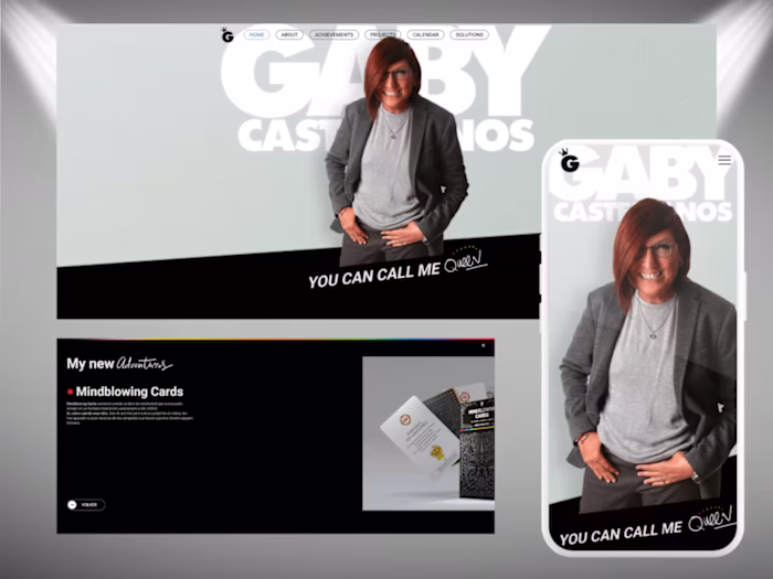 Gaby Castellanos | Webflow Landing Page