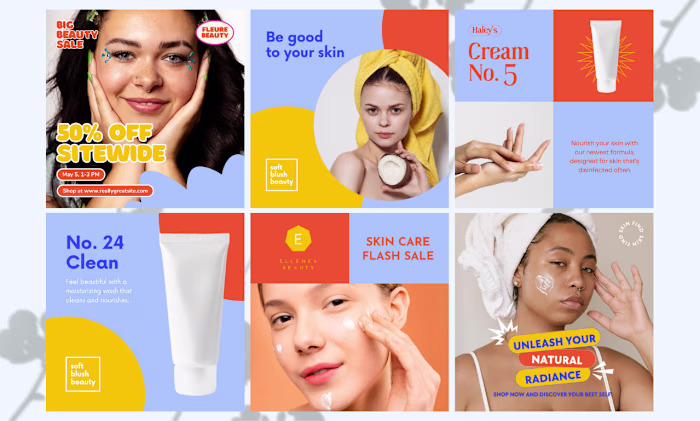 Radiant Glow Beauty Campaign