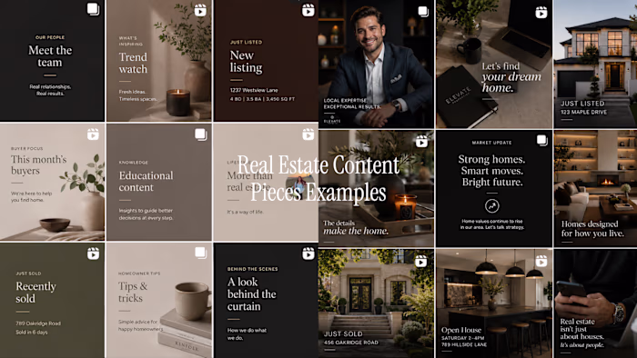 real-estate content system
