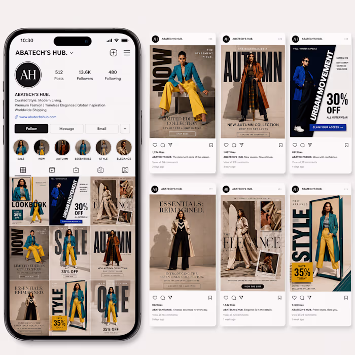 social Media post design for Fashion Brand