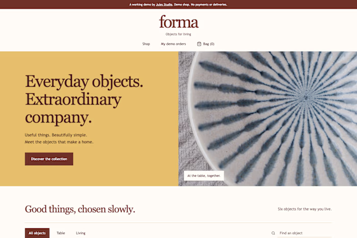 Forma — E-commerce Storefront Demo