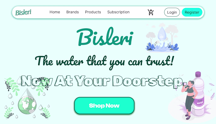 Bisleri Landing Page Redesign