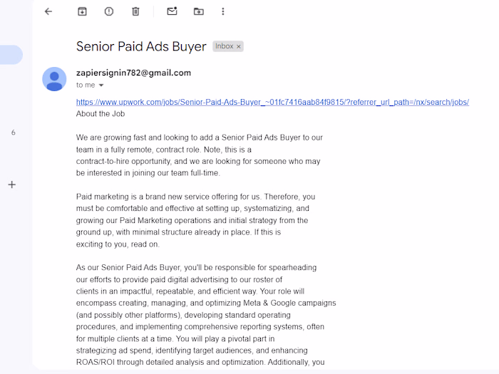 Upwork Job Notifier
