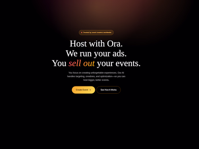 ORA Platform Development for Event Management