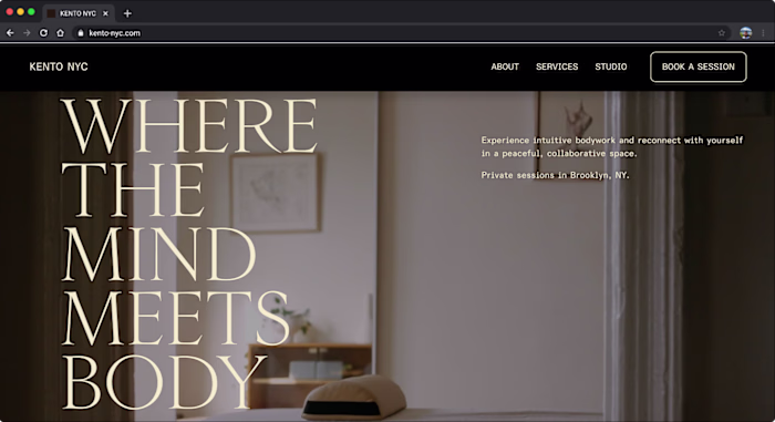 KENTO NYC - BODYWORK STUDIO