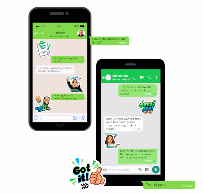 SV Mindset Whatsapp Sticker Set