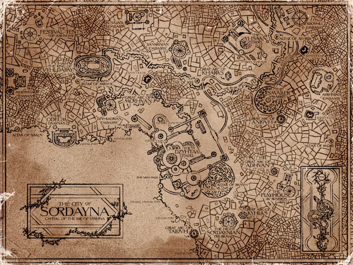 Book Map (City) — Sordayna