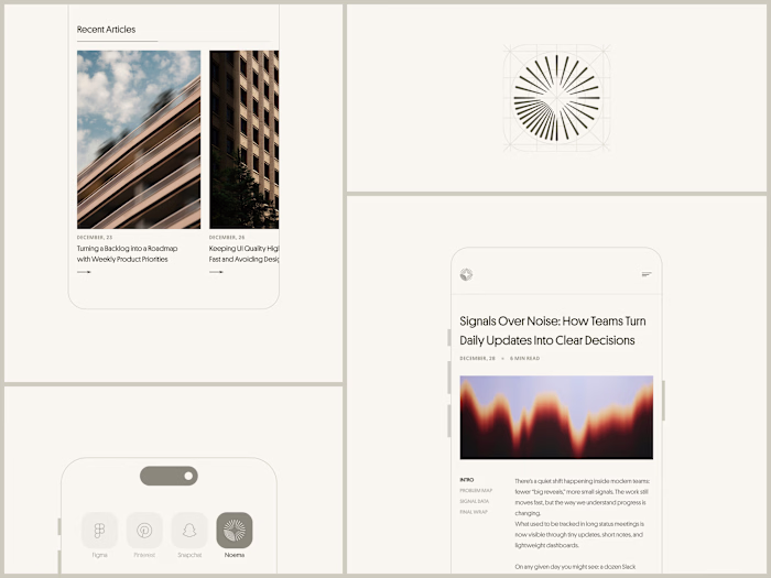 Noema - Editorial Content Platform
Cream