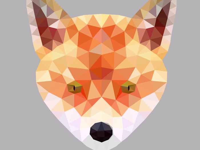 Low-poly Fox