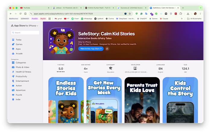 An AI-driven kids storytelling app.