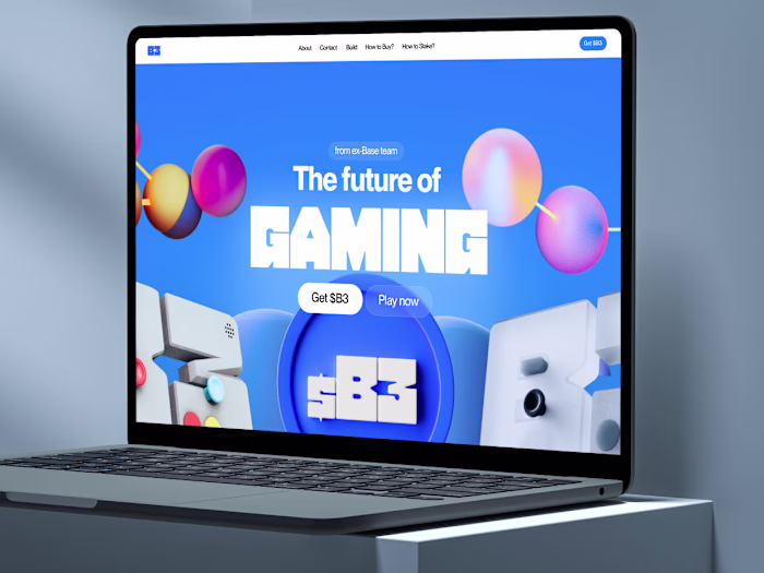 B3.FUN - Landing Page & Framer Development 