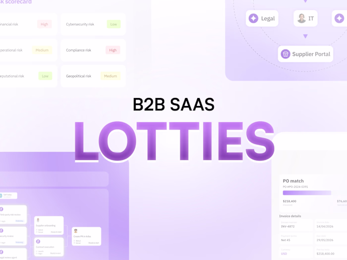 New website animations for a