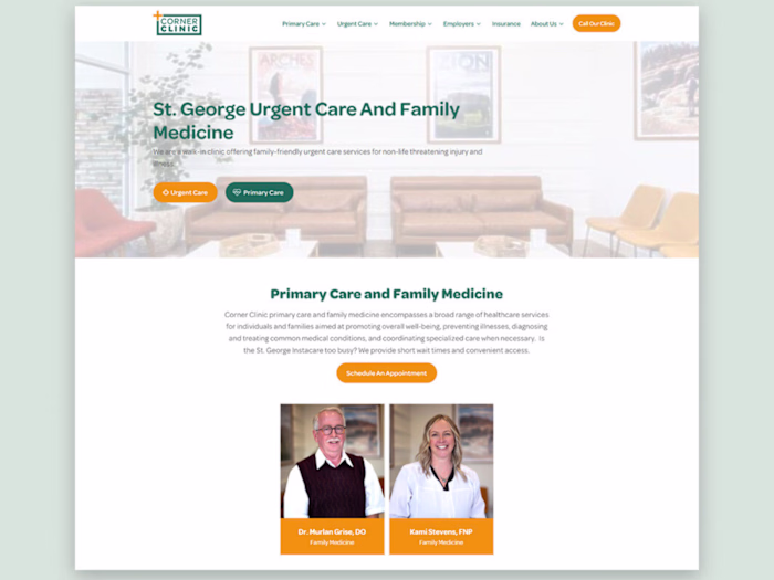   Webflow Website Redesign Project-Healthcare Website 