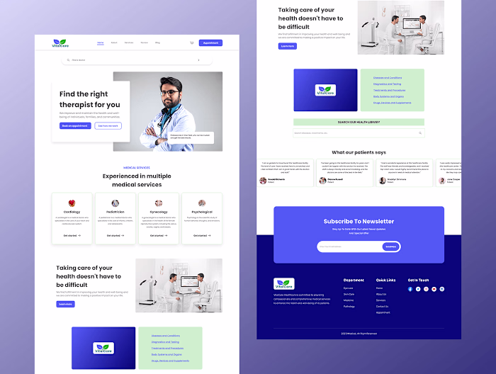 Healthcare Landing Page