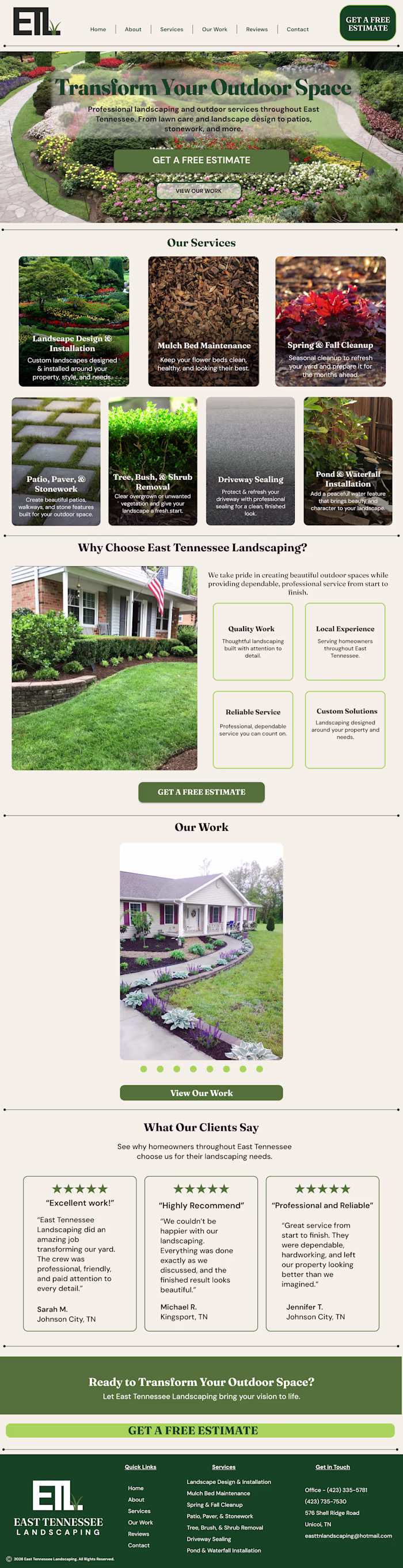East Tennessee Website Design