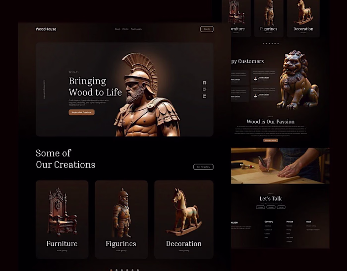 Furniture store website | Wocommerce