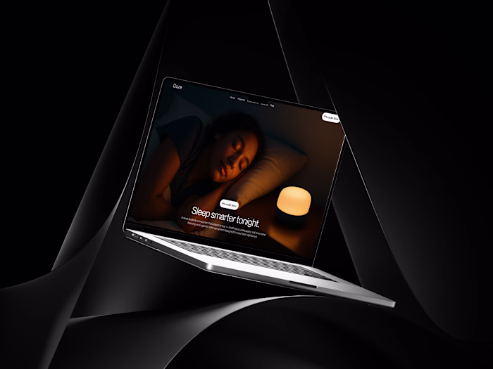 Doze Smart Sleep System Website Development