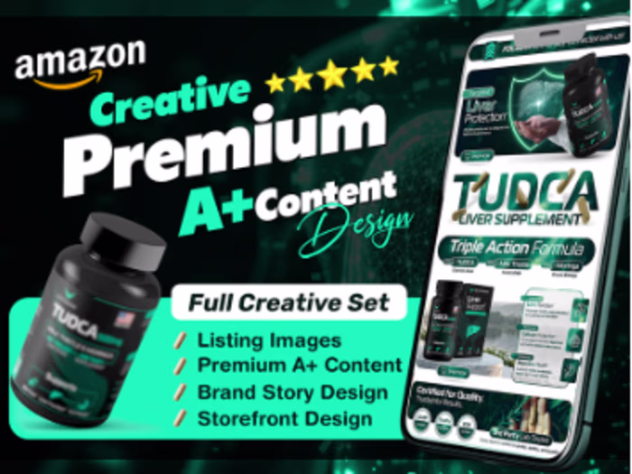 TUDCA Supplement Graphics _ Private Label launch on Amazon