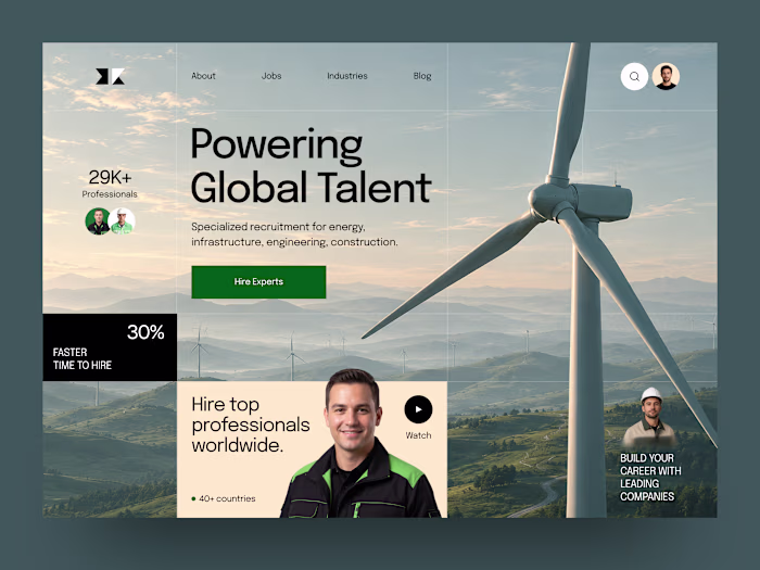 Engineering Recruitment Web Design
