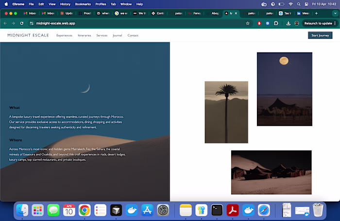https://midnight-escale.web.app/  Firebase