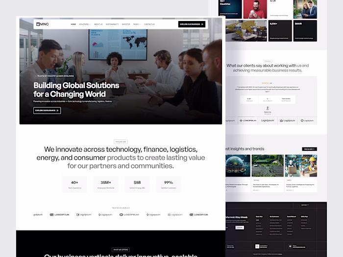 MNC corporate and multinational website