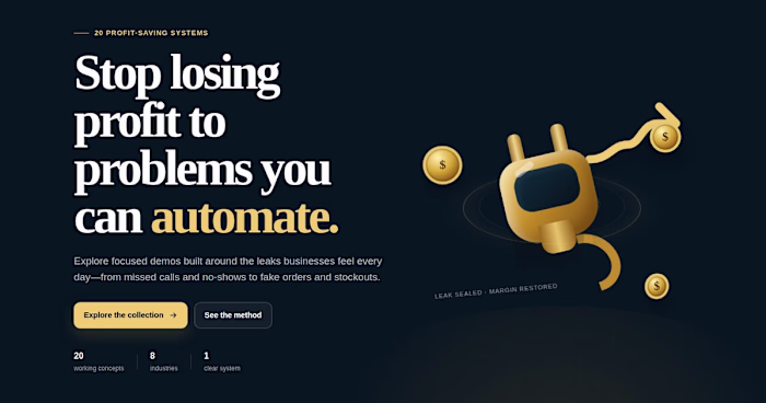 ProfitPlug Demo Collection — 20 Live AI Demos
