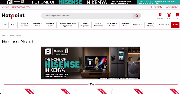 Hotpoint Appliances Ltd was established