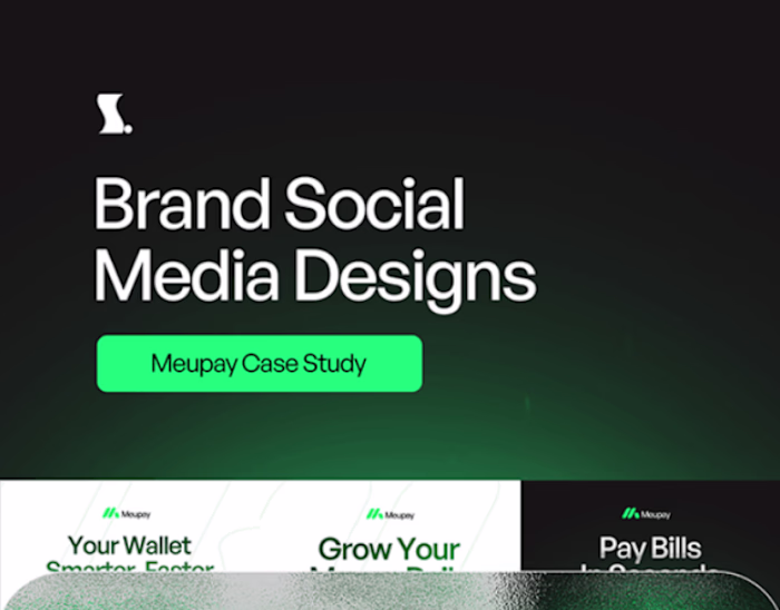 Fintech Social Media Designs, Meupay