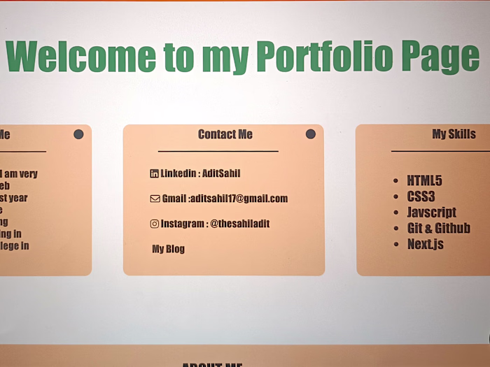 Potfolio website