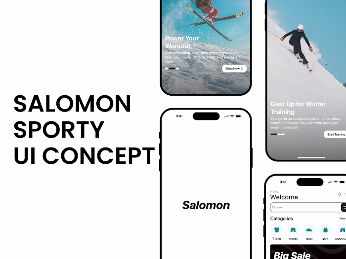 Sportswear App UI