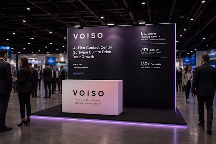 Voiso - Large Format Minimal Booth Design