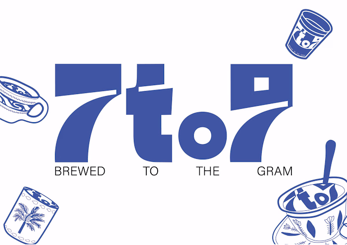 7 to 9 Coffee Shop Branding