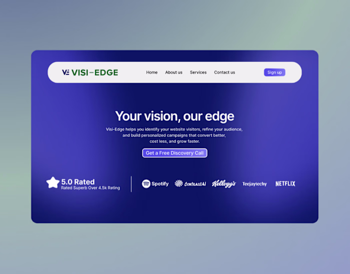 Visi Edge Website Design