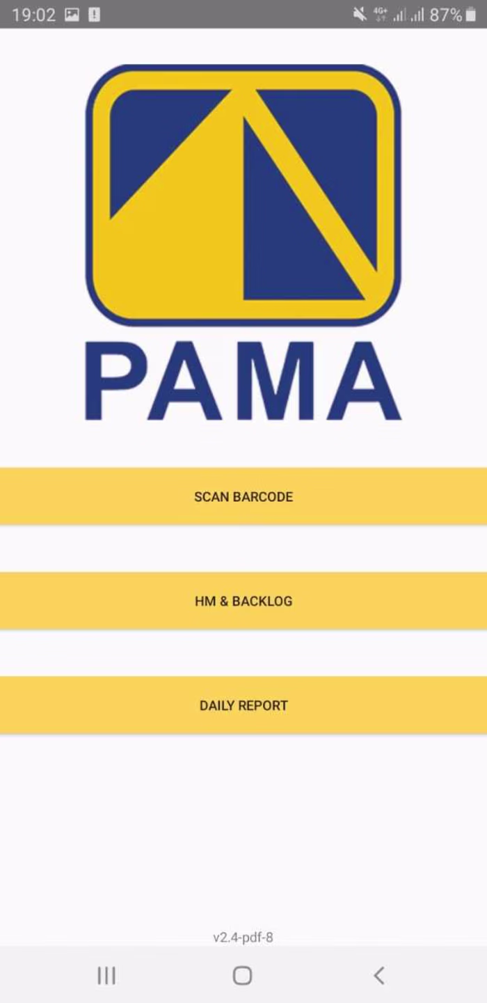 Mobile App Barcode Scanner Daily Checklist & Report Application
