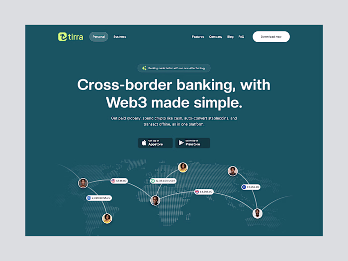 Tirra - Brand Identity & Website Design