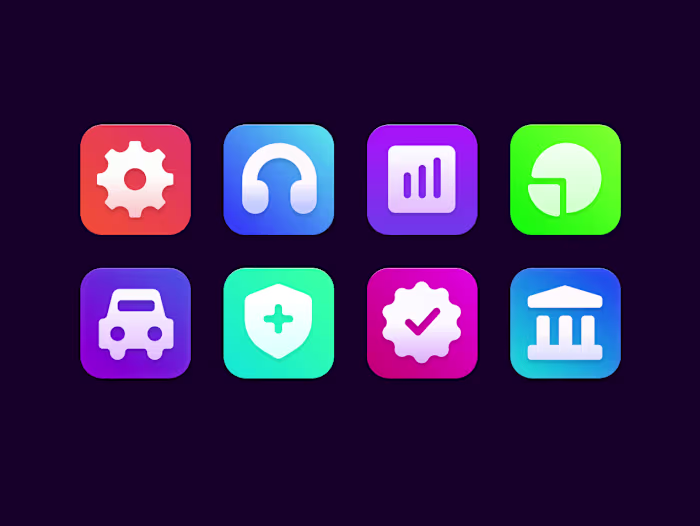 Explore various icon and illustration styles 