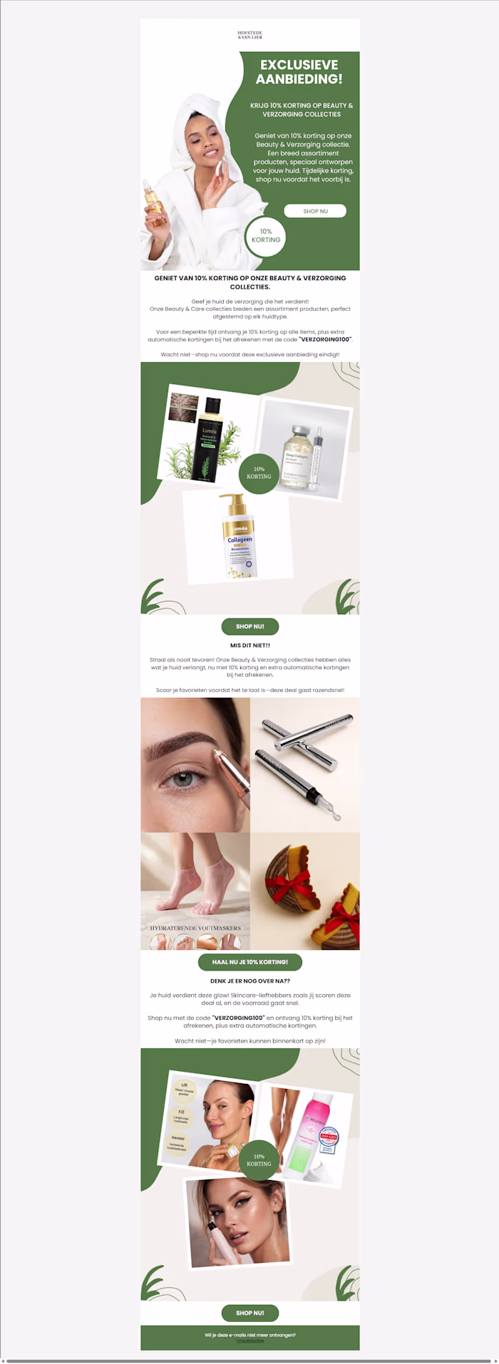 Email Campaign for an Ecommerce Brand