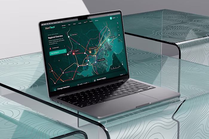 MeriTech — Spatial Intelligence Brand Identity