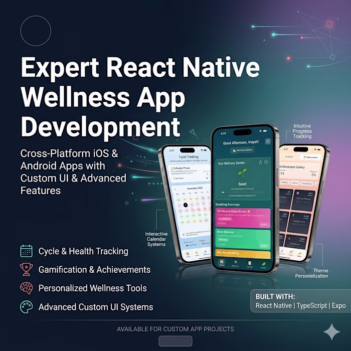 React Native Wellness App |