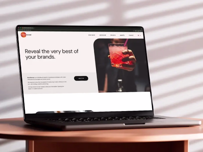 Full website for Brand Reveal