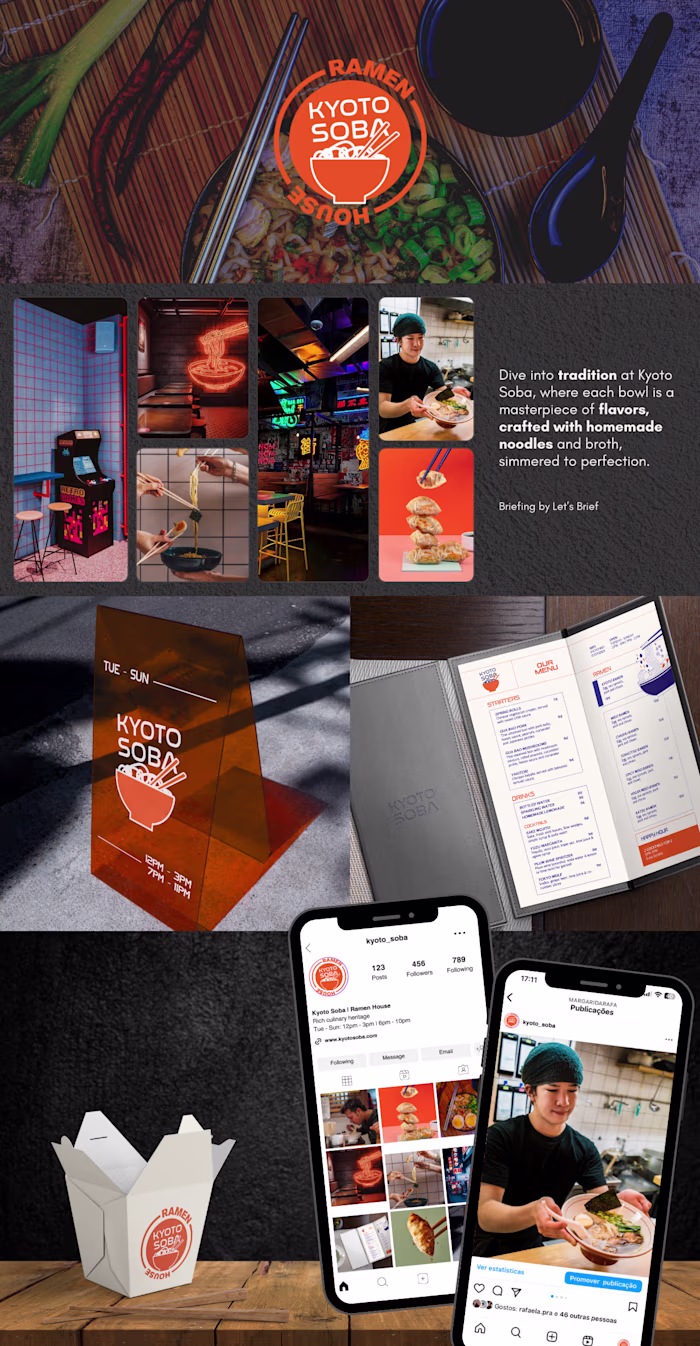 Logo & Graphic Design for a restaurant | Kyoto Soba