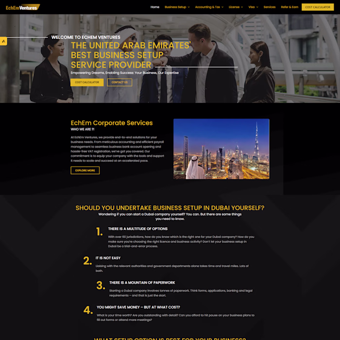 Business Website