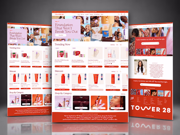 Tower 28 Beauty Redesign Concept for Sensitive Skin