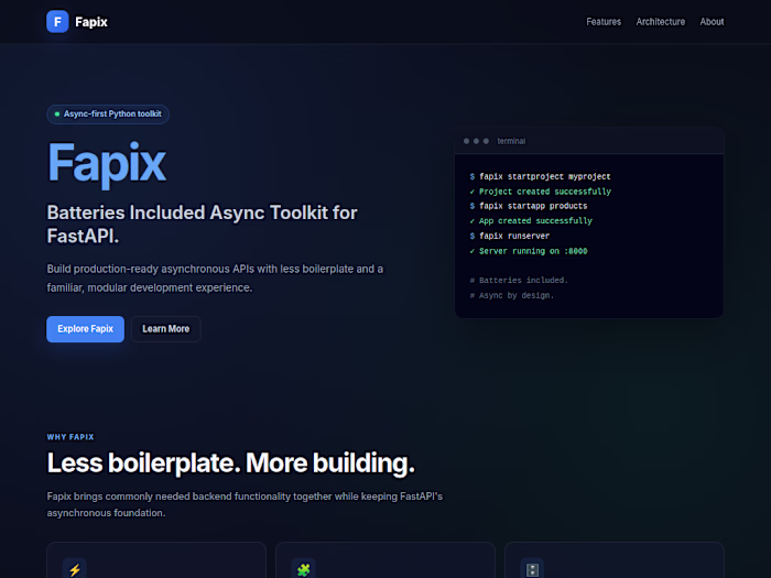 Fapix — Open Source Asynchronous